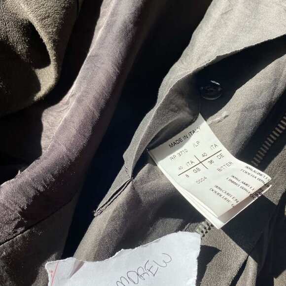 Rick Owens Asymmetrical Leather Jacket - Picture 5 of 10